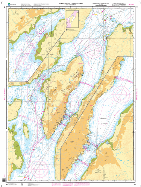 NO466 - Tromsøysundet - Sandnessundet med Tromsø havn